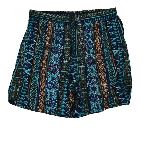 Vintage Speedo Swim Trunks Men’s S Bold Geomertic Print Nylon 90s Y2K 80s - Picture 2 of 6